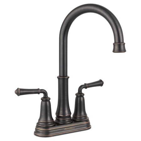 American Standard Delancey 2-Handle Bar Faucet, Legacy Bronze 4279400.278